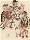 WILLIAM GROPPER Two studies from The Shtetl.